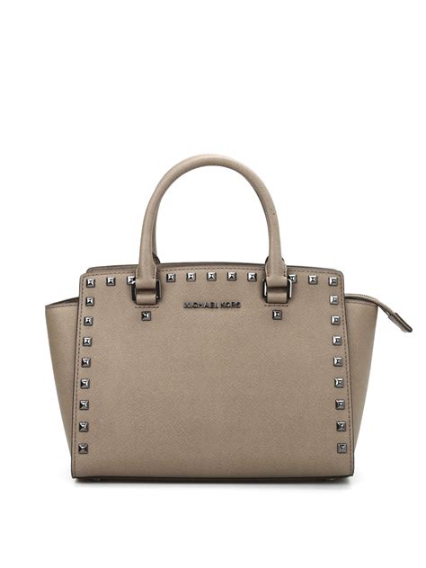 michael kors selma medium silber|Michael Kors selma studded.